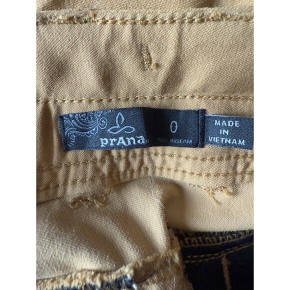 Prana Halle Straight Pant Stretch Zion Womens Size 0 in Earthbound - Picture 12 of 13